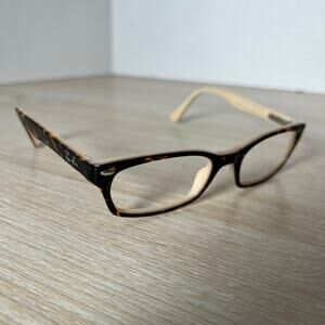 Ray-Ban RB5150 5239 Eyeglasses Brown Havana Tan Frames Only 50-19-135